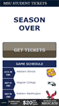 Mobile Screenshot of msustudenttickets.com